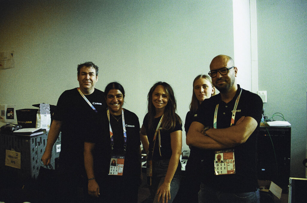 Das Canon CPS Team vor Ort